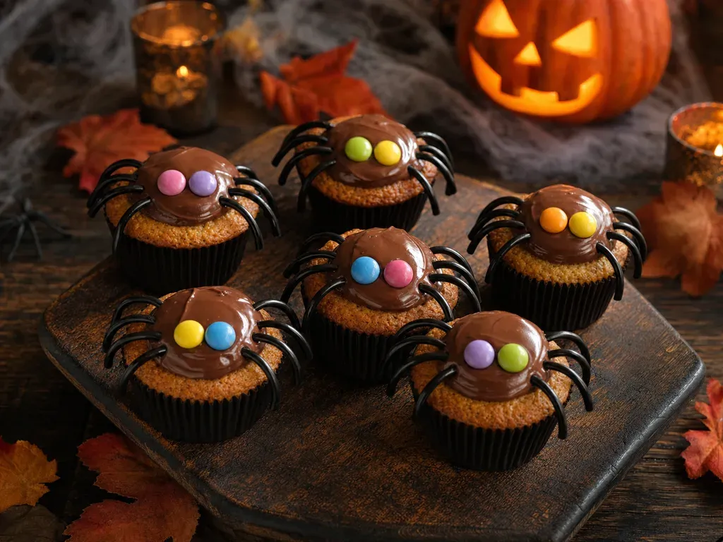 Spinnen-Muffins